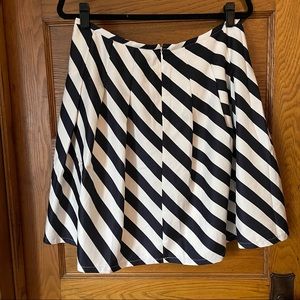 The Limited pleated A-line skirt